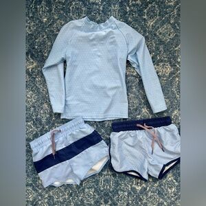 Boys’ Minnow Swim Set in Light Blue